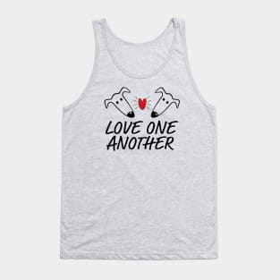 Two Greyhounds Love One Another Tank Top